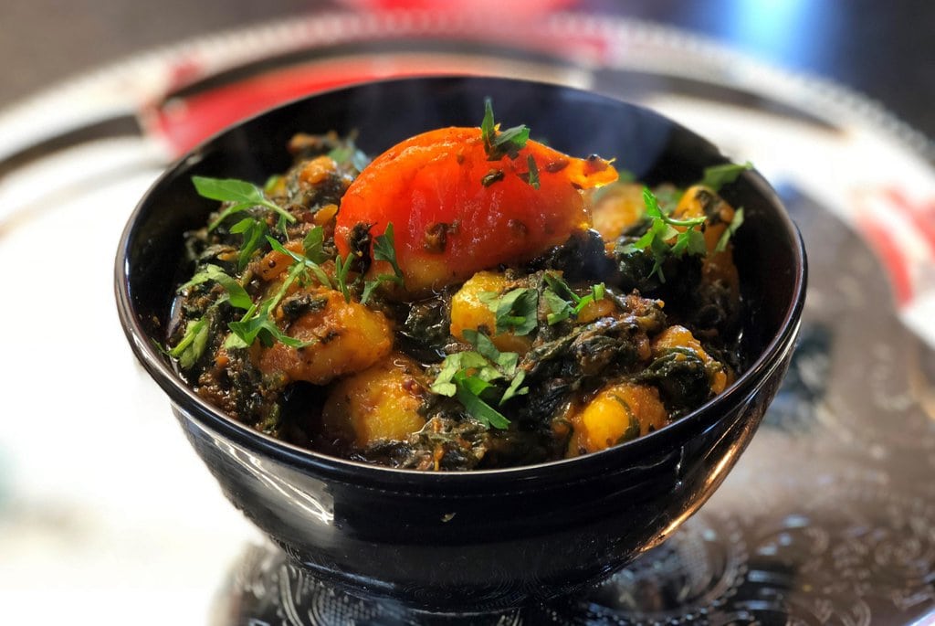 Saag Aloo (Spinach & Potatoes)